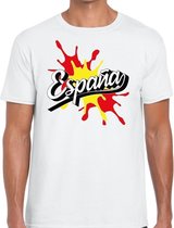 Espana/Spanje t-shirt spetter wit voor heren L