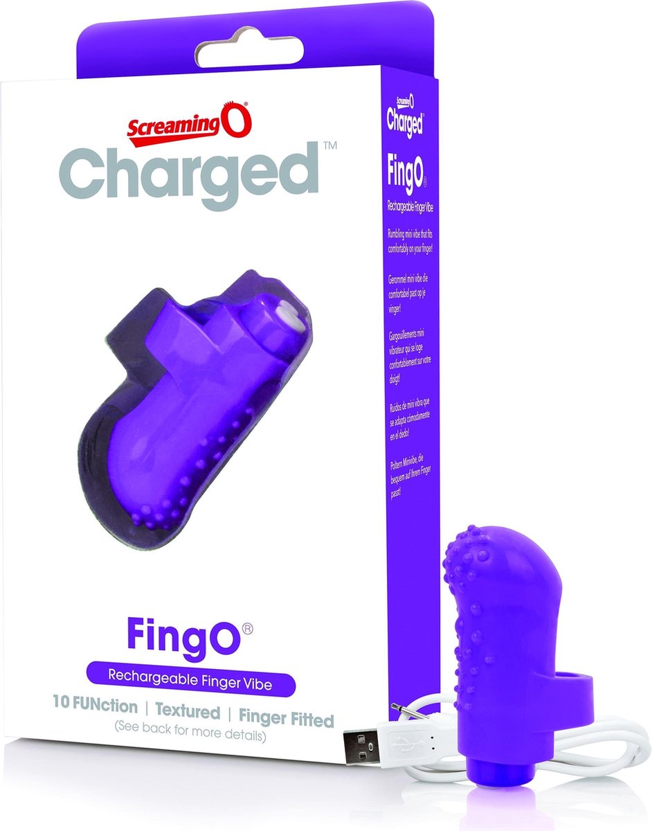 Goedkoopste The Screaming O - Charged FingO Vinger Vibe Paars