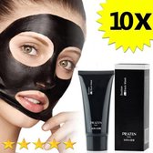 10 x Blackhead Masker Deluxe | Pilaten | Mee eters verwijderen dankzij het Zwarte masker | Nu met Gratis Dermarolling.nl Coupon