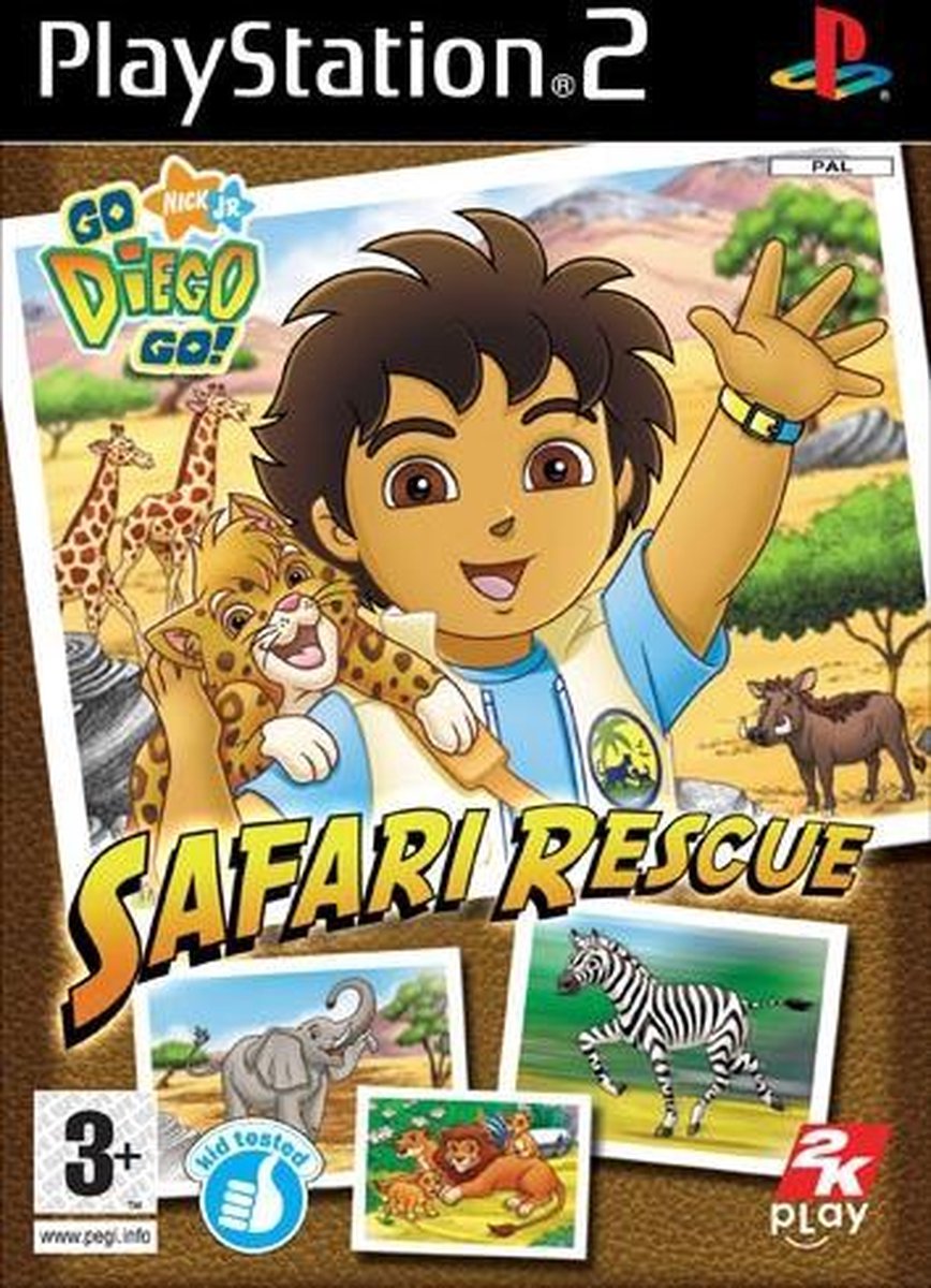 Take-Two Interactive Go, Diego, Go! Safari Rescue (PS2)