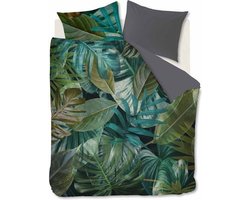 foto van Eowyn: Beddinghouse Botanico - Dekbedovertrek - Eenpersoons - 140x200/220 cm + 1 kussensloop 60x70 cm - Green