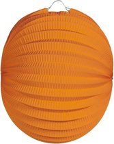 Lampion Oranje Bolvorm 22cm