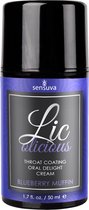 Sensuva - Lic-o-licious - Bosbessen Muffin - Oral Delight Cream - 50 ml - Stimulerend supplement