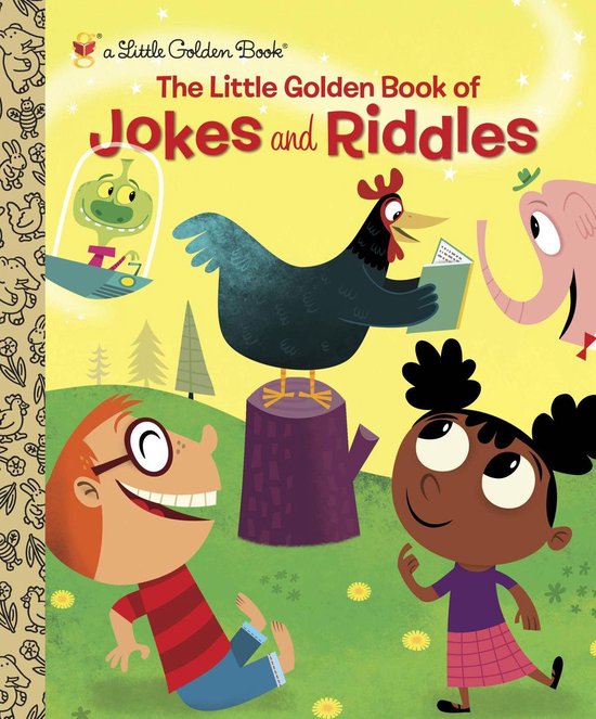Little Golden Book - The Little Golden Book of Jokes and Rid ... - cover