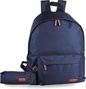 Delbag - Rugzak en Etui - Donkerblauw - 43 cm