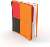 10x Oxford INTERNATIONAL activebook connect, stevige kartonnen kaft oranje, 160 bladzijden, B5, gelijnd