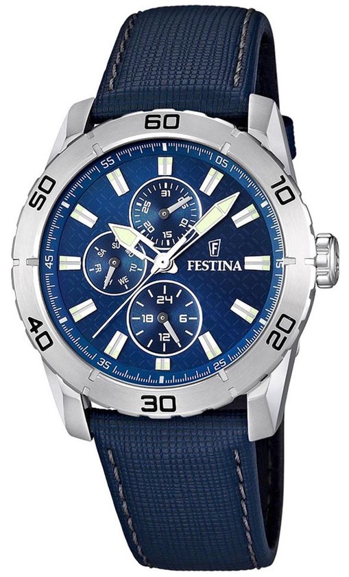Festina men F16607/2 Mannen Quartz horloge | bol.com