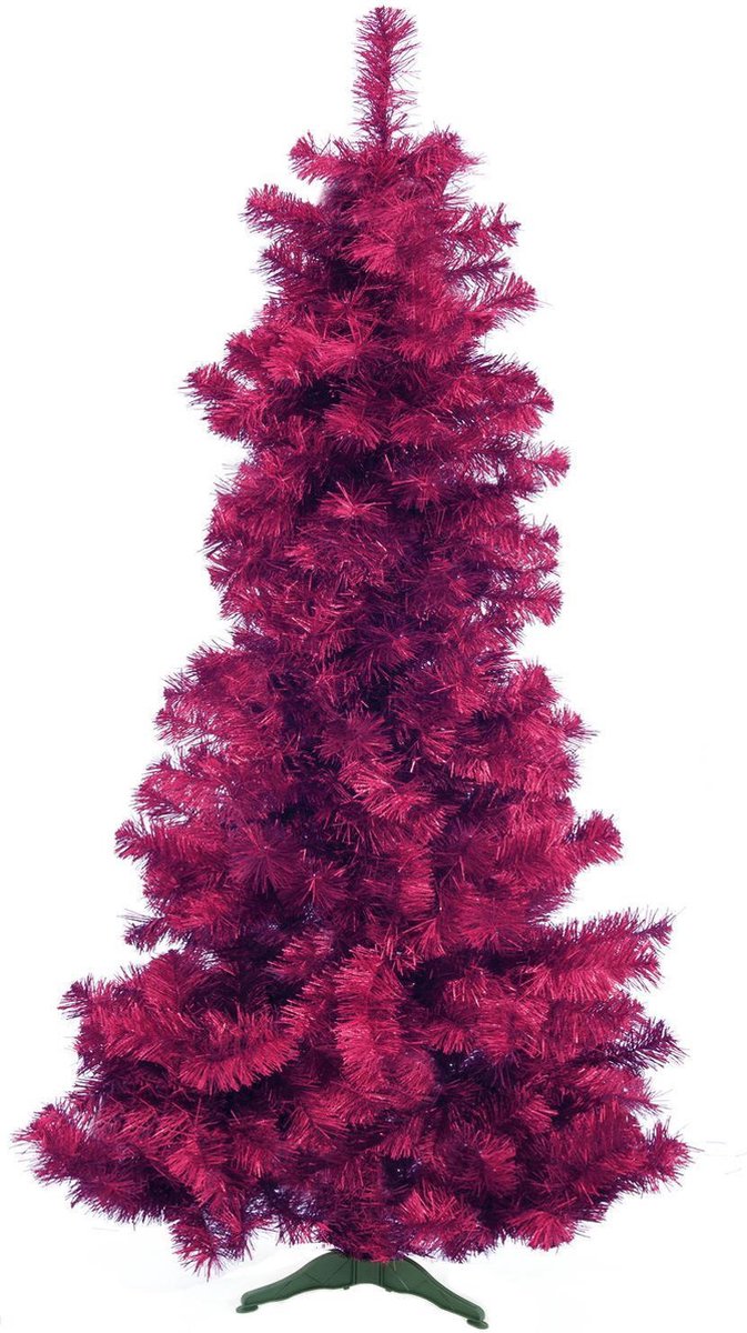 Europalms Kerst - Kerstboom binnen - Kunststof - Kunstkerstboom - Violet metallic - 210 cm