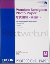 Epson pakken fotopapier Premium Semigloss Photo Paper, DIN A2, 250g/m, 25 Vel