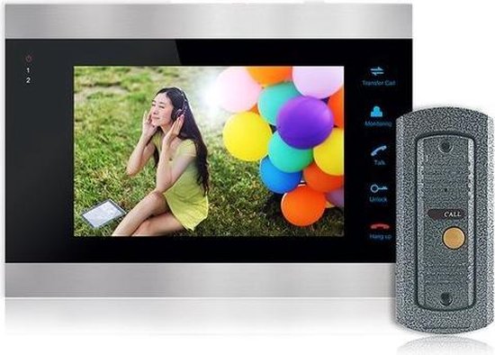 Video Intercom Systeem Met Deuropener Support - Waterproof Camera | bol.com