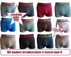heren boxershorts mega multipack maat S/M