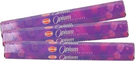 3 pakjes wierook stokjes Opium - 60 stokjes