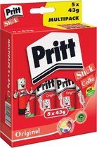 Pritt Lijmstift - 43 gram - Promopack - 4+1 gratis