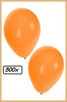 Ballonnen helium 500x oranje