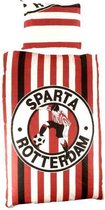 Sparta Rotterdam - Dekbedovertrek - Katoen - 1-persoons - 140x200 cm + 1 sloop 60x70 cm - Rood