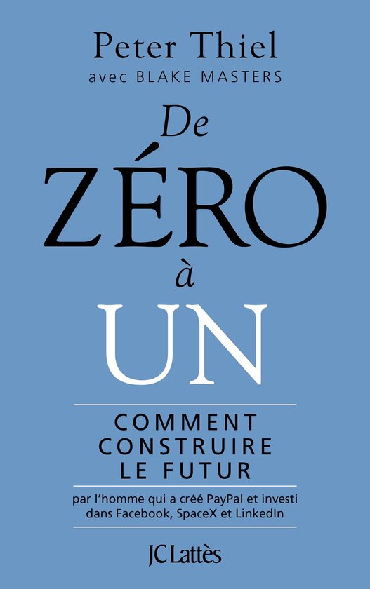 De zéro à un - cover