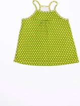 Ducksday – T-shirt – Top – Meisje– Stretch – Funky green – Ster – Groen – Geel  - Promo – maat 110-116 – label 8 jaar.