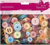 Assorted Buttons (250g) - Mixed Bright