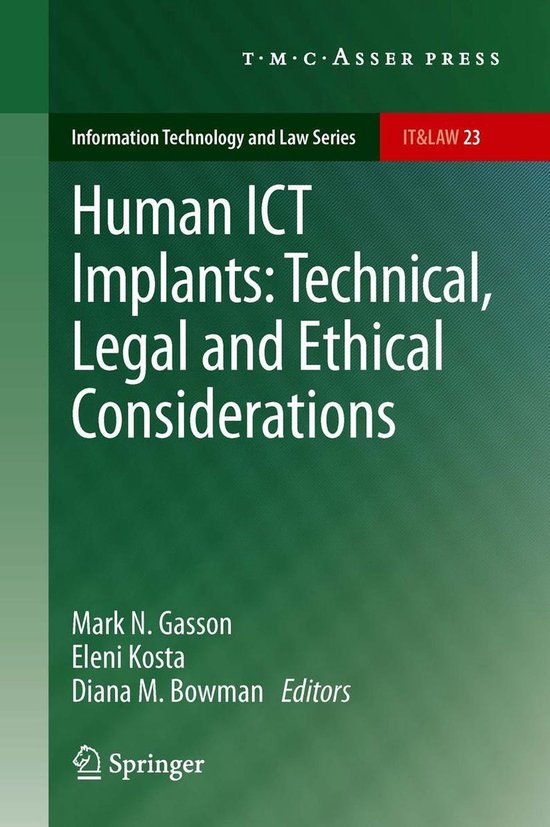Law and Criminology (R0) - Human ICT Implants: Technical, Le ... - cover