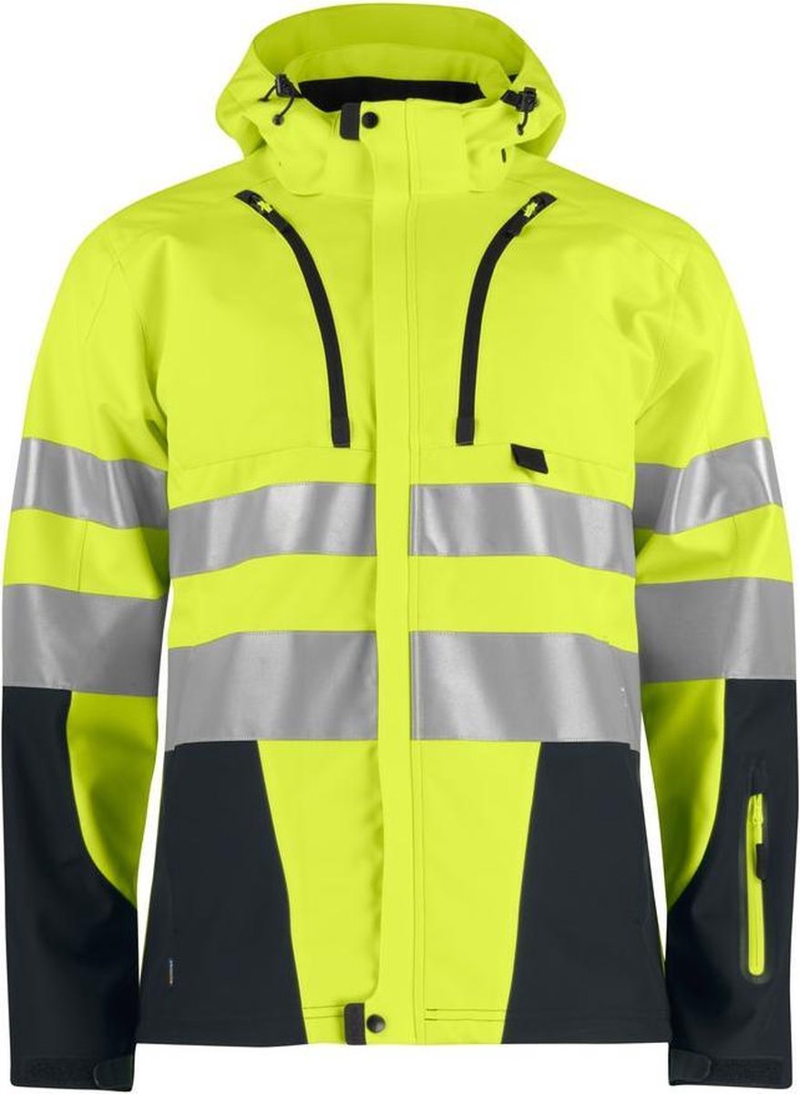 6419 Shell Jacket HV Yellow/Black XL