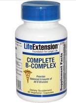 Compleet vitamine B-Complex (60 vegetarische capsules) - Life Extension