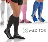 Chaussettes MeditorPlus Sport Compression 2 paires Noir - S / M