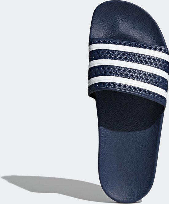 adidas Adilette Heren Slippers - Adiblue/White/Adi Blue - Maat 40.5 - adidas