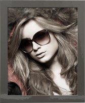 Deknudt Frames fotolijst S875K7 - grijs-beige - glanzend - foto 40x40