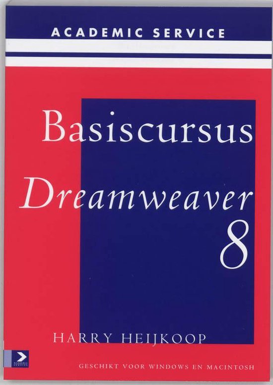 Cover van het boek 'Basiscursus Dreamweaver 8' van H. Heijkoop