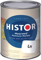 Histor Muurverf Perfect Finish - Extra Mat- Wit - 1 Liter