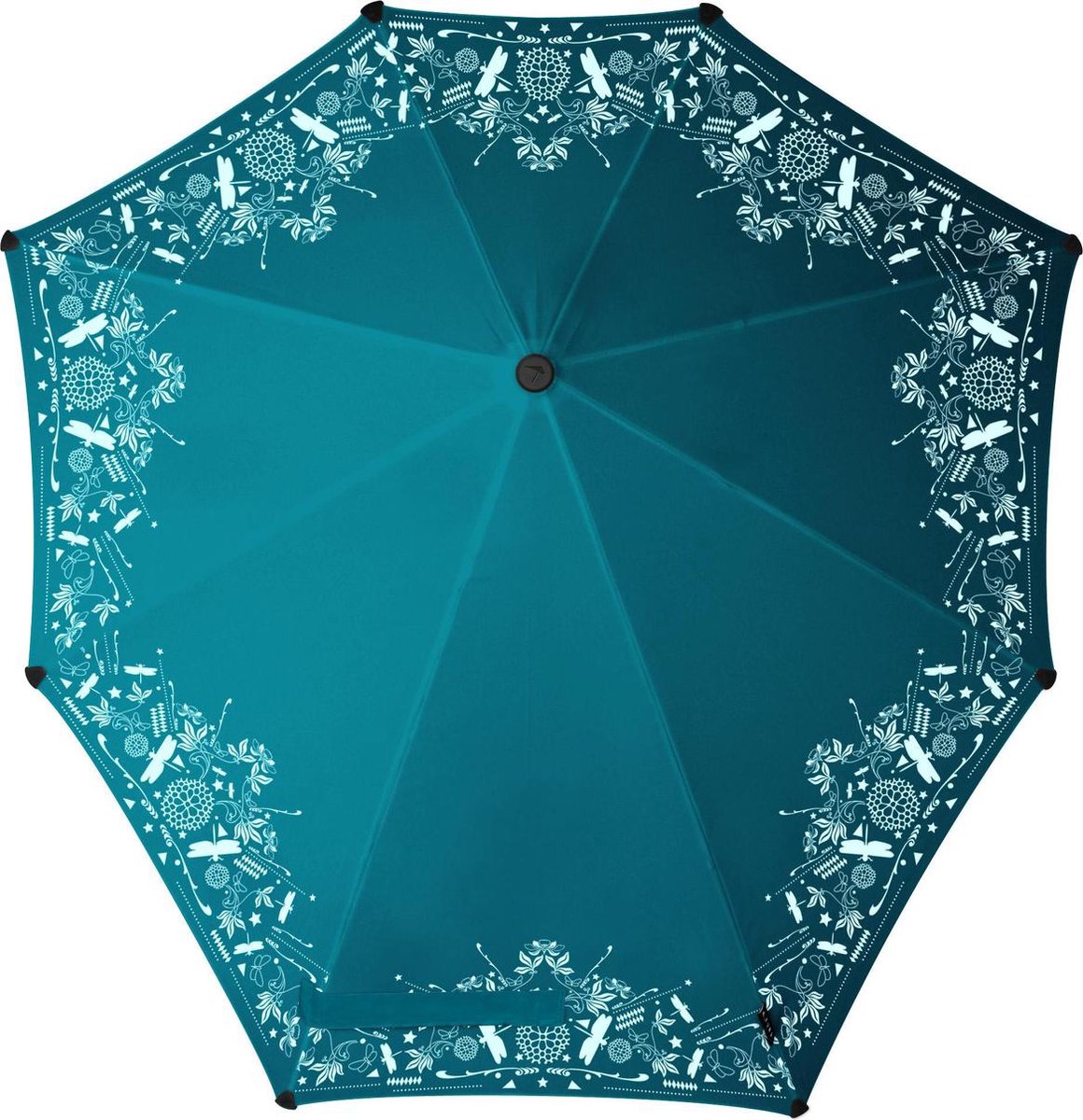 Blauwe plek Giftig Promoten Senz Original Mini - Stormparaplu - Tropical Ornaments - Groen | bol.com