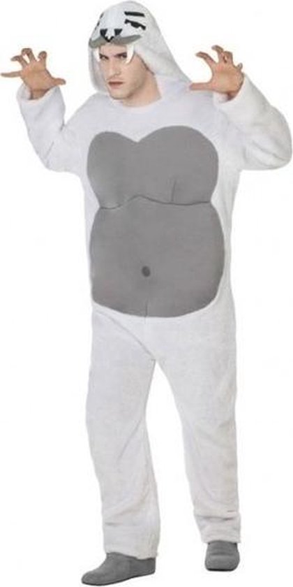 Prestigieus Vorige Maak een bed Verkleed kostuum - verschrikkelijke sneeuwman/yeti pak voor volwassenen  -... | bol.com