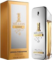 MULTI BUNDEL 3 stuks Paco Rabanne 1 Million Lucky Eau De Toilette Spray 100ml