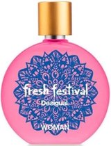 MULTI BUNDEL 2 stuks Desigual Fresh Festival Woman Eau De Toilette Spray 50ml