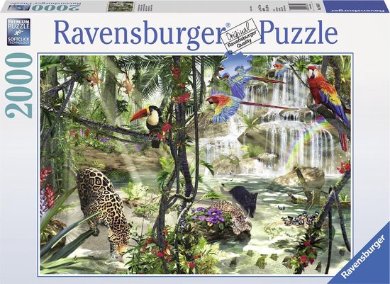 speler module invoer Ravensburger puzzel Jungle-impressies - Legpuzzel - 2000 stukjes | bol.com
