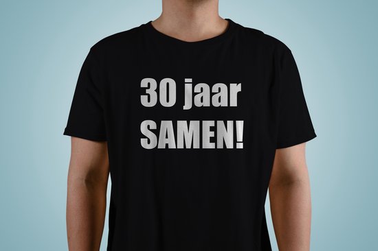 Bol Com 30 Jaar Getrouwd Jubileum Trouwdag Viering 50 Jaar Samen T Shirt Kado Cadeau 30 Jaar Samen
