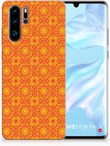 Huawei P30 Pro TPU Hoesje Design Batik Orange