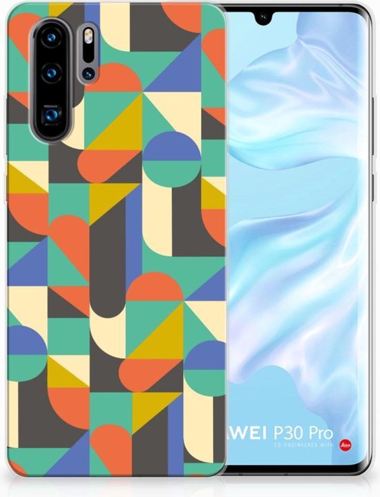 Bumper Housse Etui pour Huawei P30 Pro Coque Funky Retro