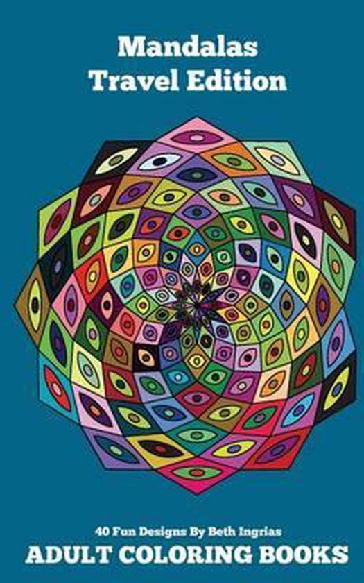 Travel Edition- Adult Coloring Books: Mandala - cover