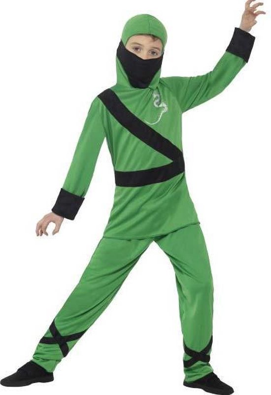 over het algemeen kleinhandel Afsnijden Groen ninja kostuum voor jongens - Verkleedkleding | bol.com