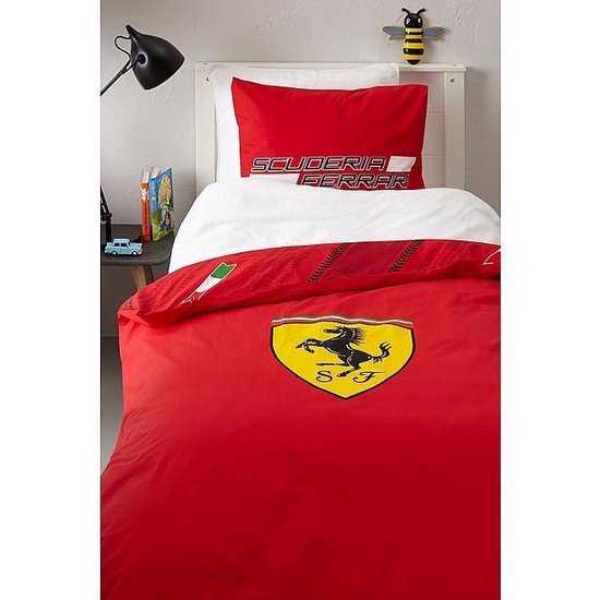 Afwijken Extra Bezwaar Dekbedovertrek Ferrari rood logo | bol.com