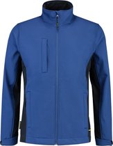 Tricorp Soft Shell Jack Bi-Color - Workwear - 402002 - Royalblauw-Navy - maat 4XL
