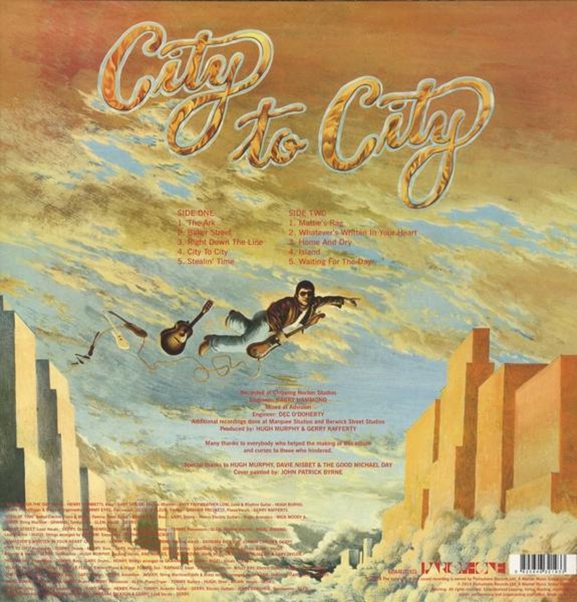 City To City, Gerry Rafferty LP (album) Muziek