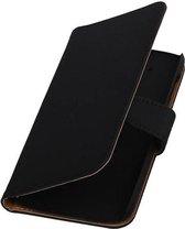 Bookstyle Wallet Case Hoesjes Geschikt voor HTC Desire 526 / Plus Zwart