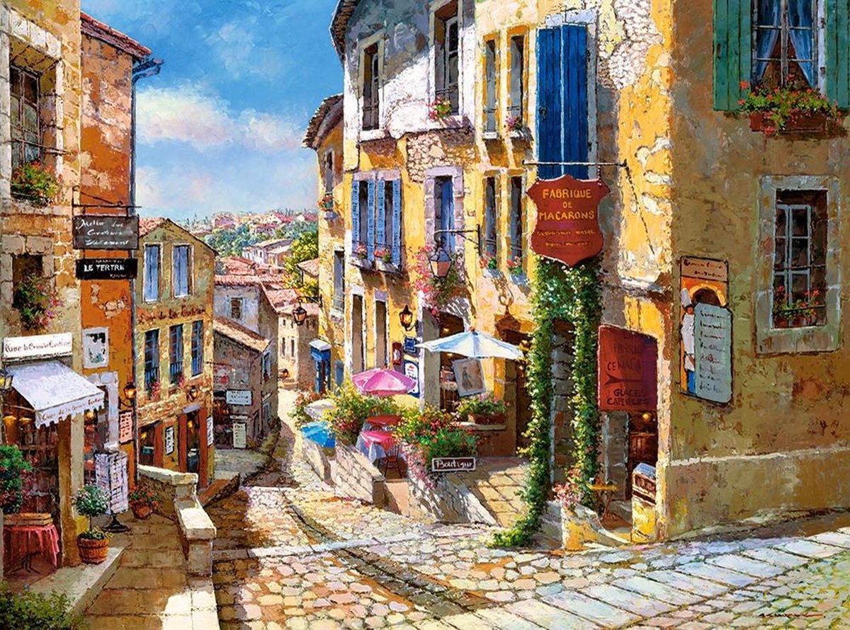 Castorland Saint Emilion France – Puzzel – 2.000 stukjes – Satijnen afwerking – Perfecte pasvorm – Europese kwaliteit — afbeelding 2