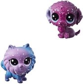 Hasbro Littlest Pet Shop Speelset Paars/blauw 2-delig