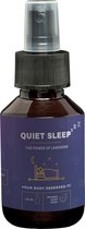 Quiet Sleep tegen Slapeloosheid met Lavendelolie - Etherische Olie | Organische Slaapondersteuningsspray 100ml |Helpt bij Slaapstoornis