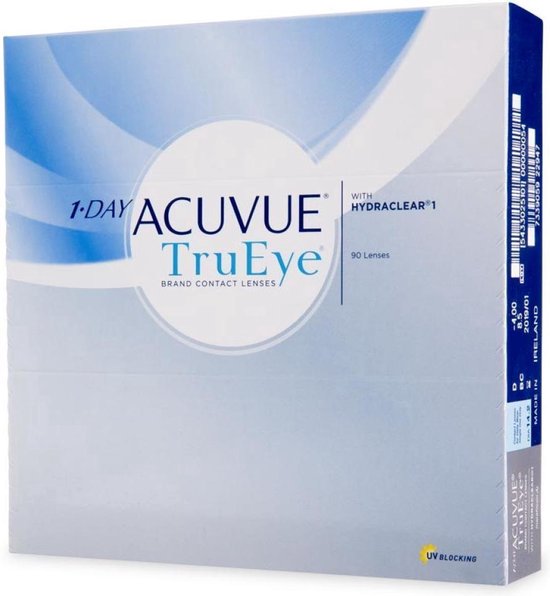 -4,75 1-Day Acuvue TruEye - 90 pack - Daglenzen - Contactlenzen - BC 9,00