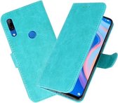 Bookstyle Wallet Cases Hoesje voor Huawei P Smart Z Groen