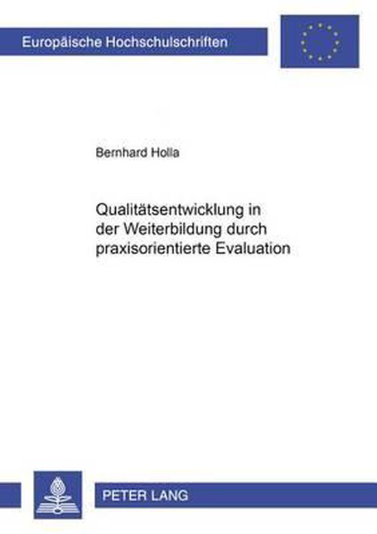 Qualitätsentwicklung in der Weiterbildung durch praxisorien ... - cover